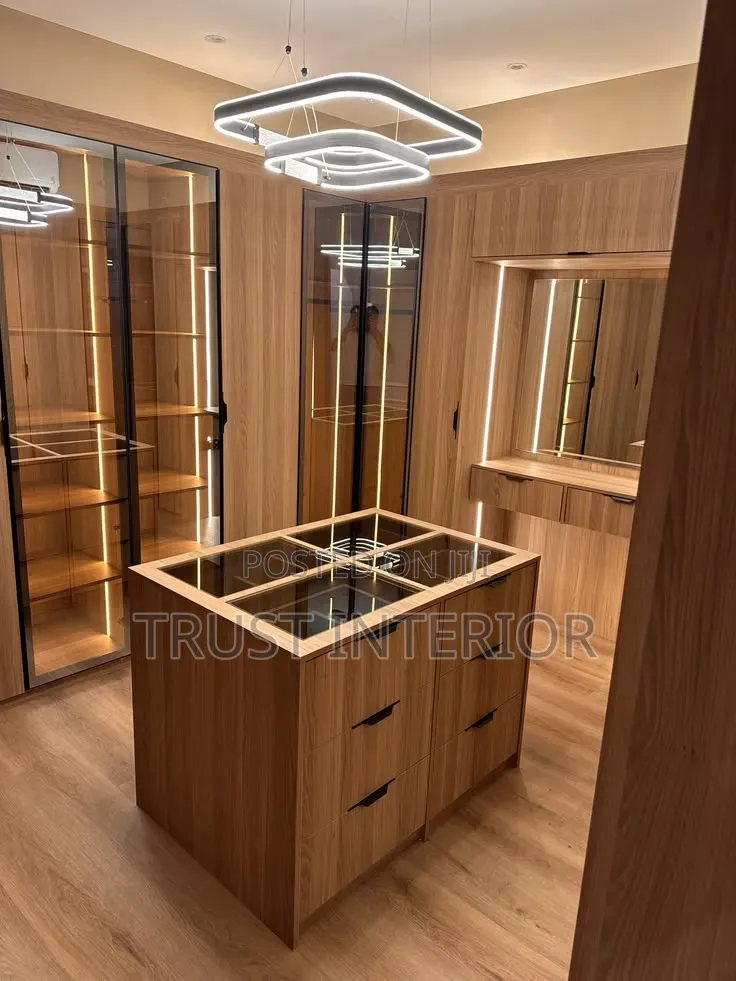 Classy Closet With Glass Shutters 6543
