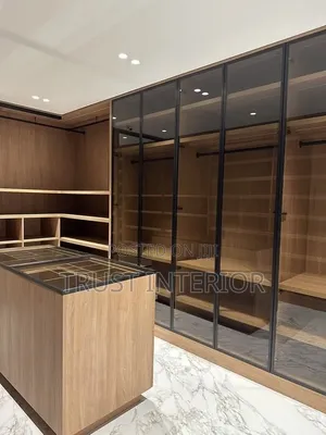 Classy Closet With Glass Shutters 6543