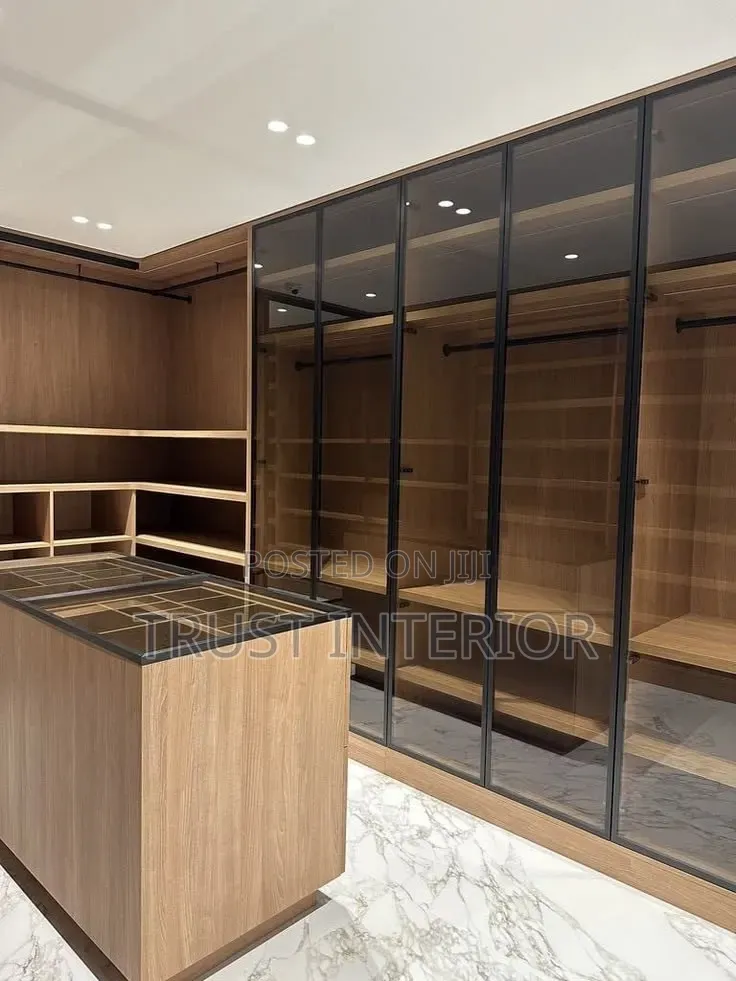 Classy Closet With Glass Shutters 6543