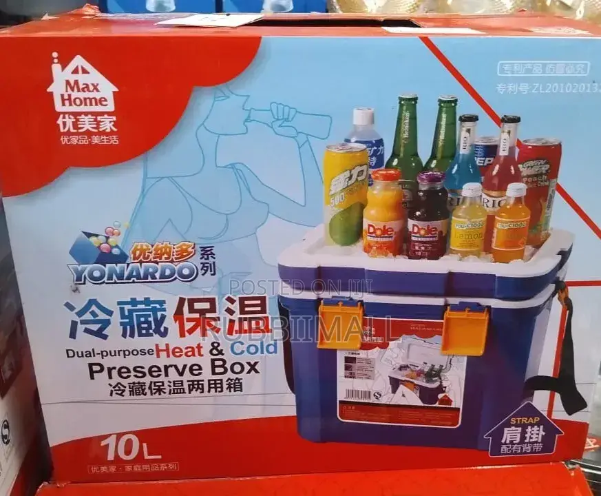 10L Insulated Cooler Box / Dual-Purpose Heat Cold Preserve Box