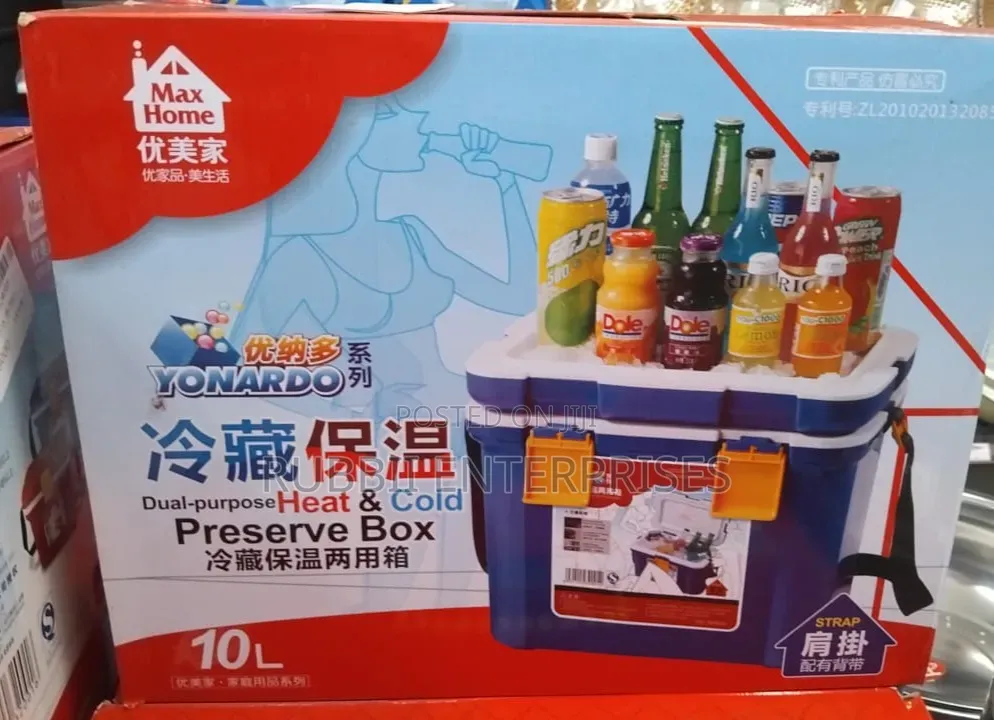 10L Insulated Cooler Box / Dual-Purpose Heat Cold Preserve Box