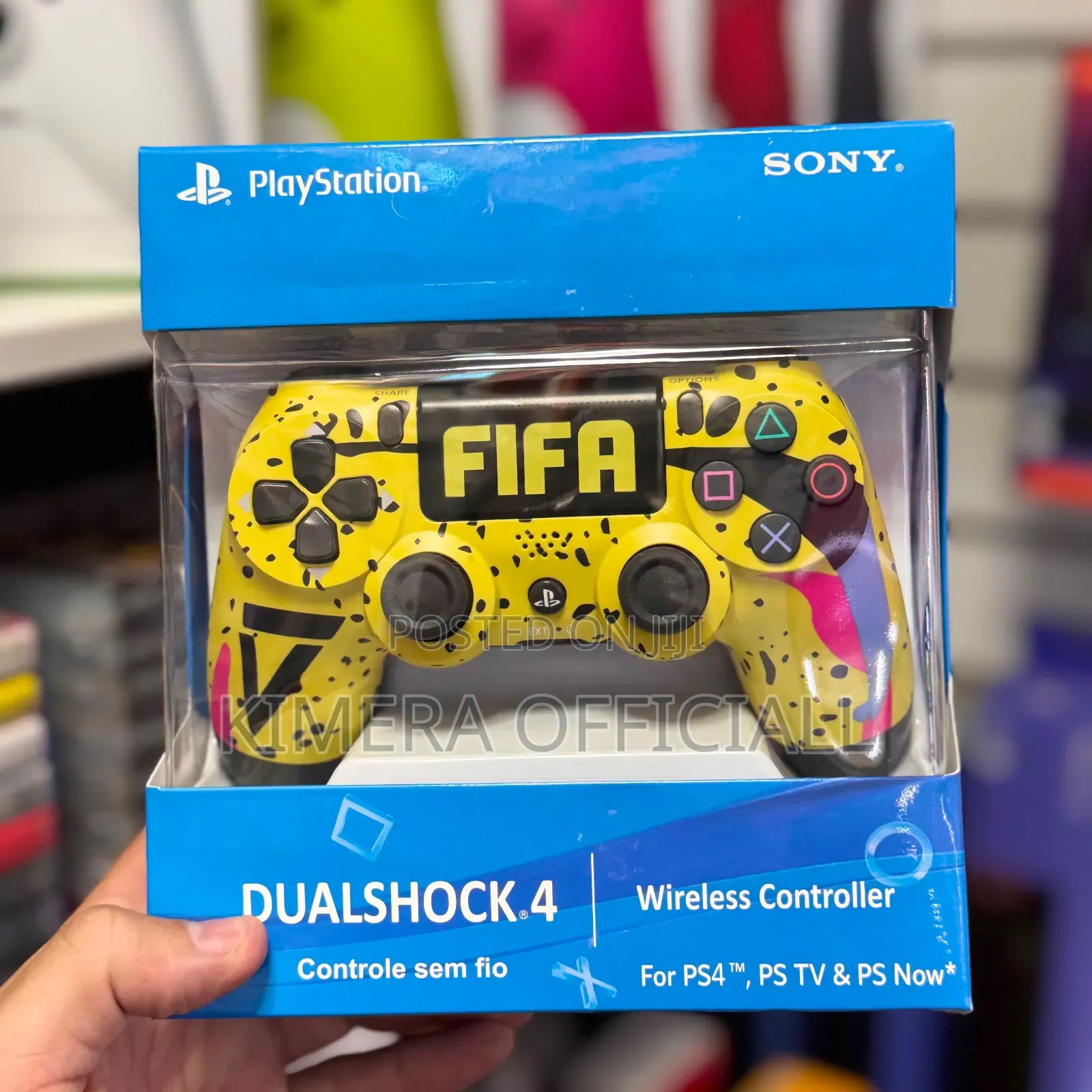 PS4 DualShock 4 Wireless Controller Yellow Original Pad 