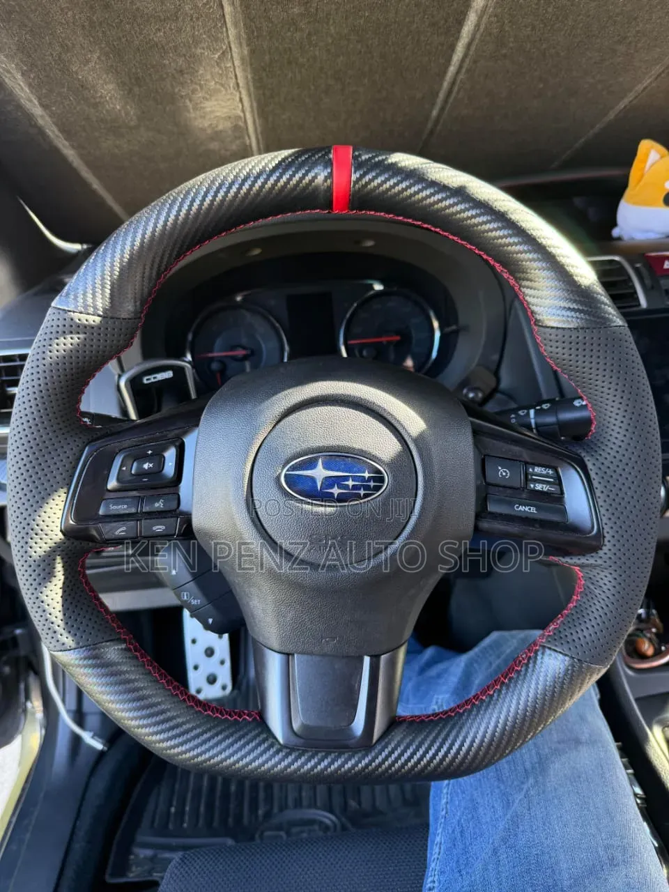 Subaru Carbon Fiber Steering Wheel GR Style