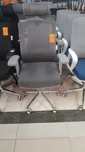 Mesh High-Back Office Chair (Adjustable Head Rest)