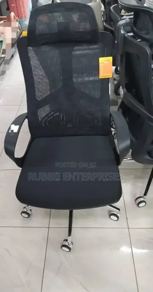High-Back Black Ergonomic Mesh Office Chair