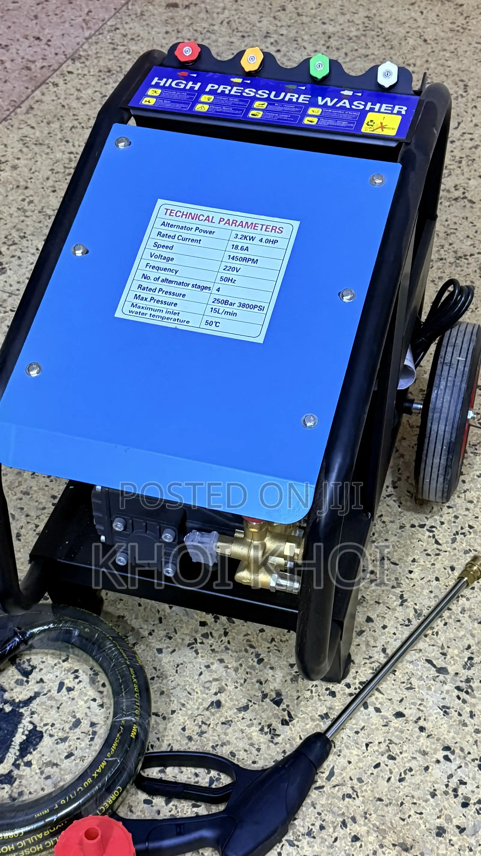 High Pressure Washer 3800psi/250bar