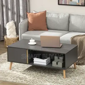 Modern Center Table 100cm Gray | Coffee Table 