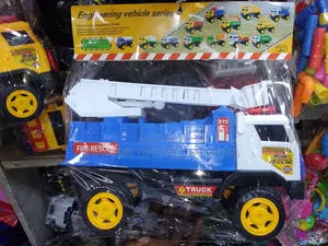 Construction Truck Vehicles Toys for Kids - Big Tires, Manually Pushed