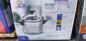 Traditional Polished Aluminum Heavy-Duty Pressure Cooker