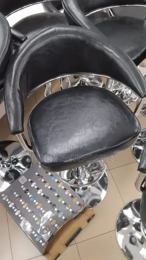 Modern Faux Leather Bar Stools