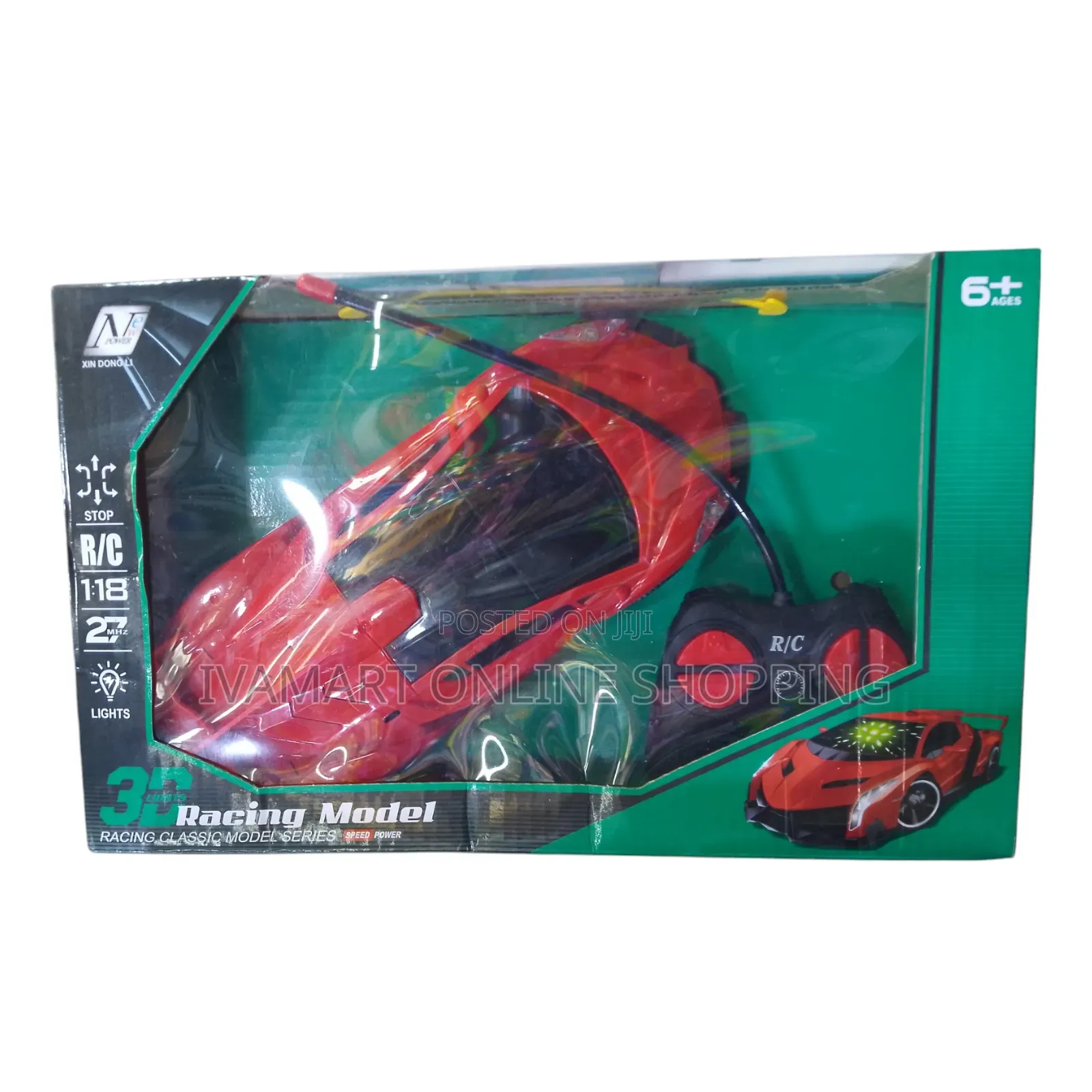 R/C 3D Racing Model Car Toy for Kids - Lights
