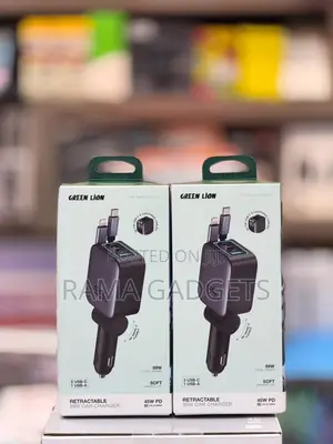 Green Lion Retractable 99W Car Charger