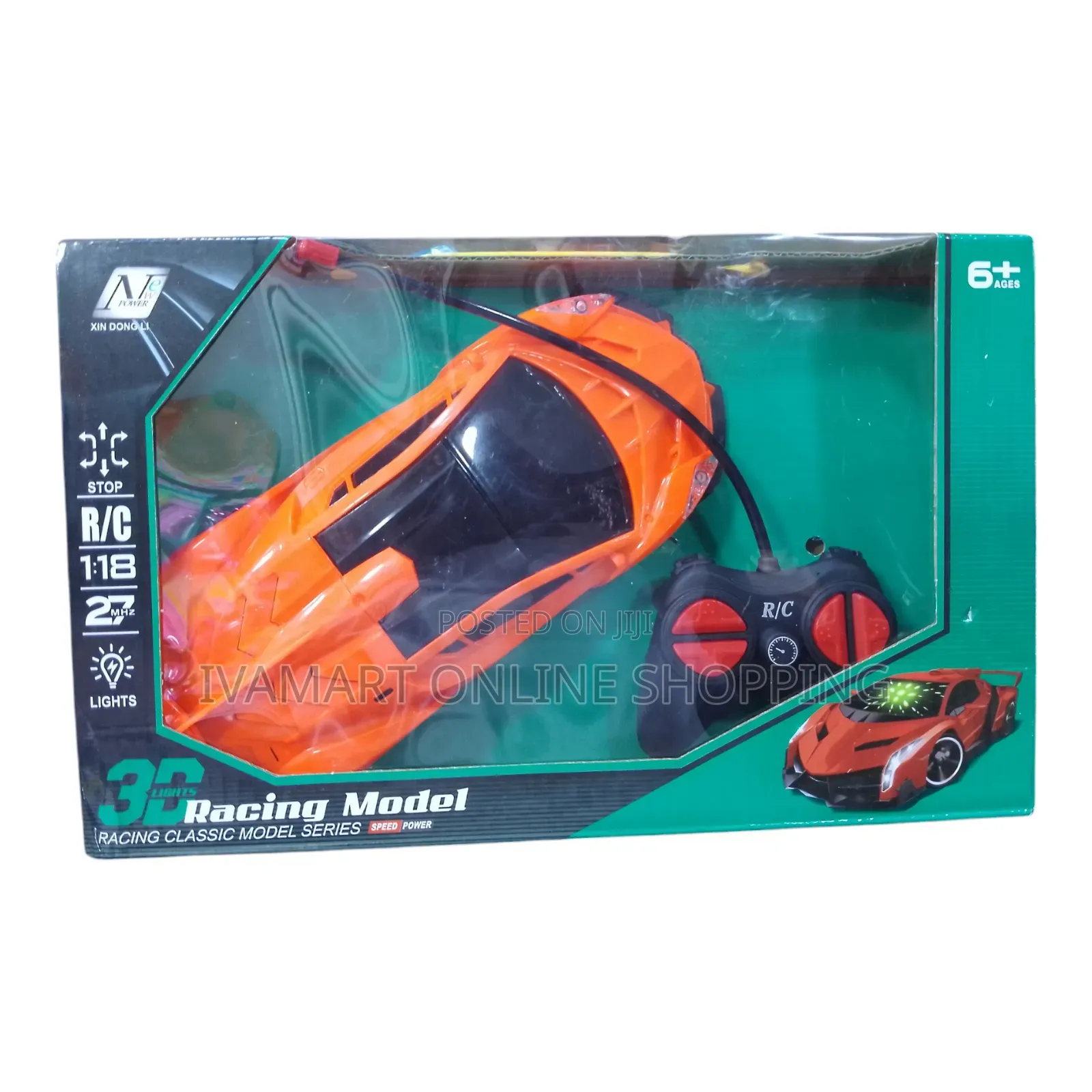 R/C 3D Racing Model Car Toy for Kids - Lights