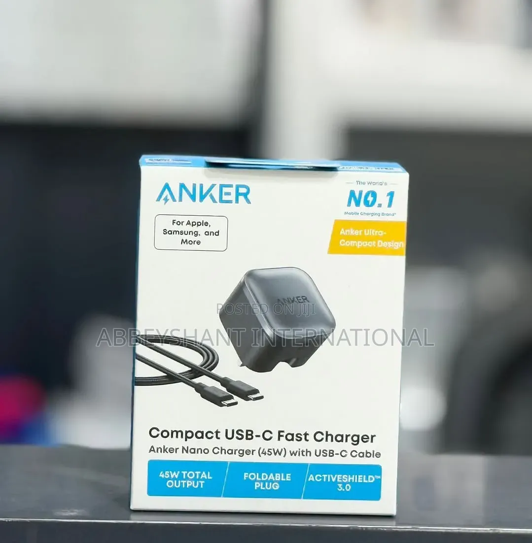 Anker Nano Charger (45W) With USB-C Cable