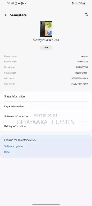 Samsung Galaxy A04s 128 GB Black