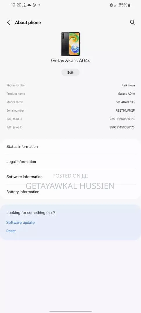 Samsung Galaxy A04s 128 GB Black