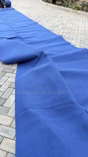 Blue Woolen Carpet – Soft Stylish Floor Carpet