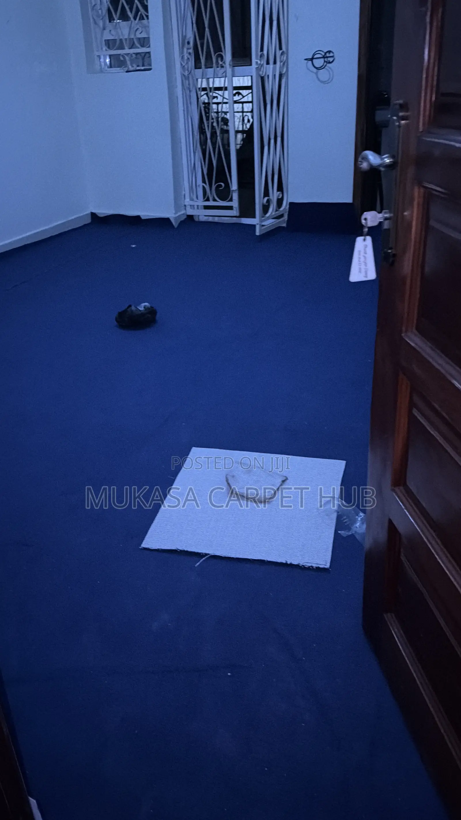 Premium Blue Woolen Carpet for Living Room Bedroom
