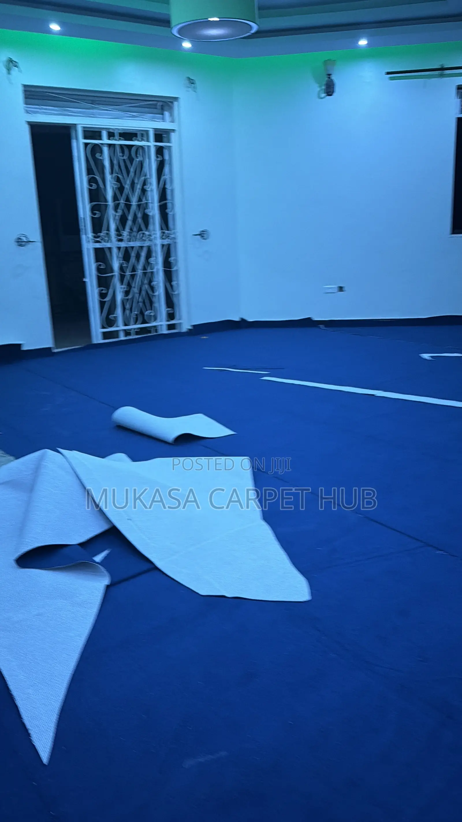 Soft Blue Woolen Carpet – Quality Wall to Wall Carpet
