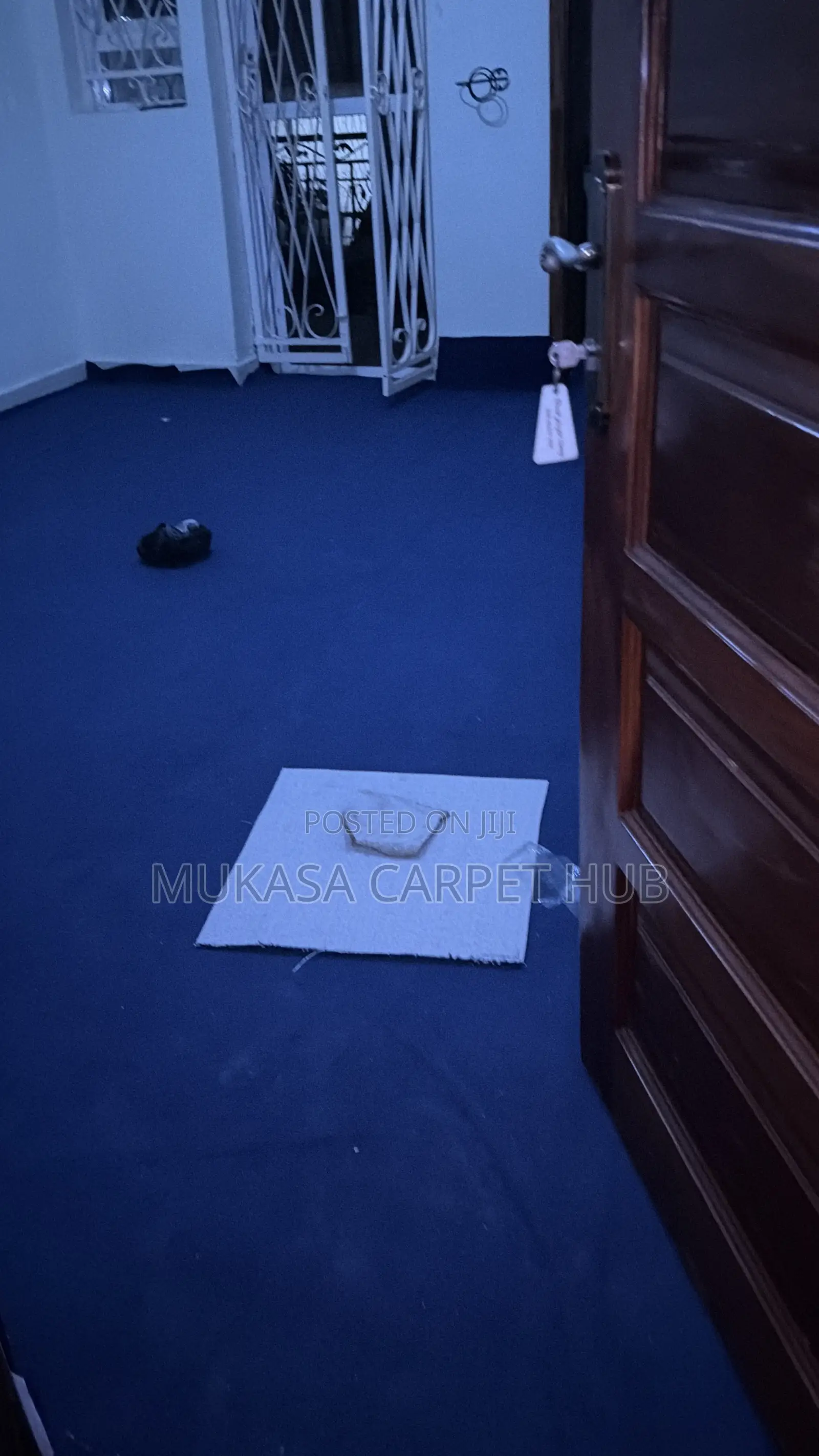 Soft Blue Woolen Carpet – Quality Wall to Wall Carpet