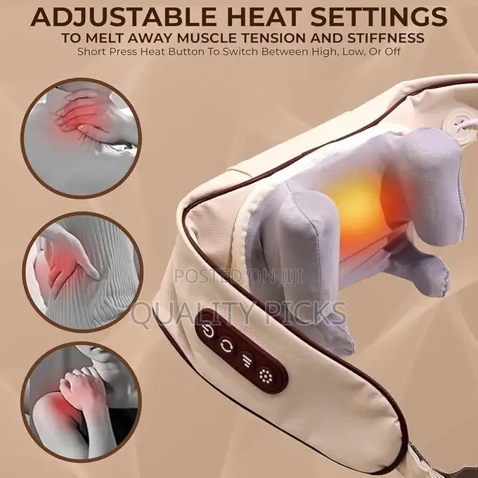 Three Modes of Adjustment Neck and Back Massager