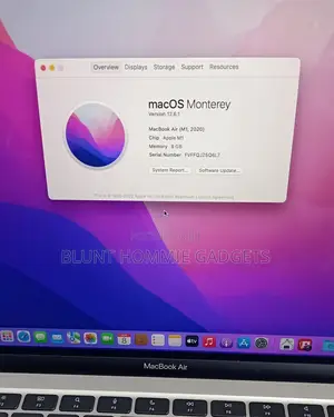 Laptop Apple MacBook Air 2020 M1 8GB Apple M1 SSD 256GB