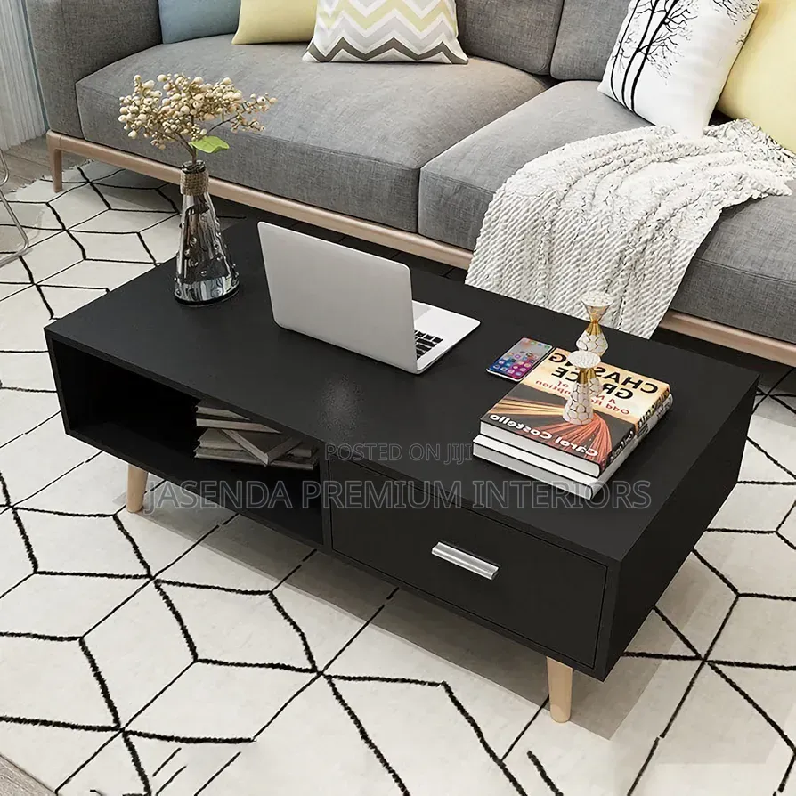 Center Table/Centre Table – With Storage Drawer, Brand New