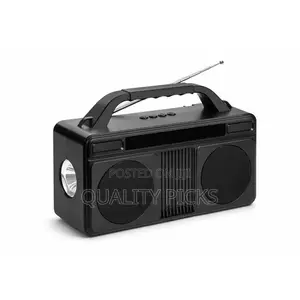 Solar Powered Rechargeable Wireless Bluetooth Speaker