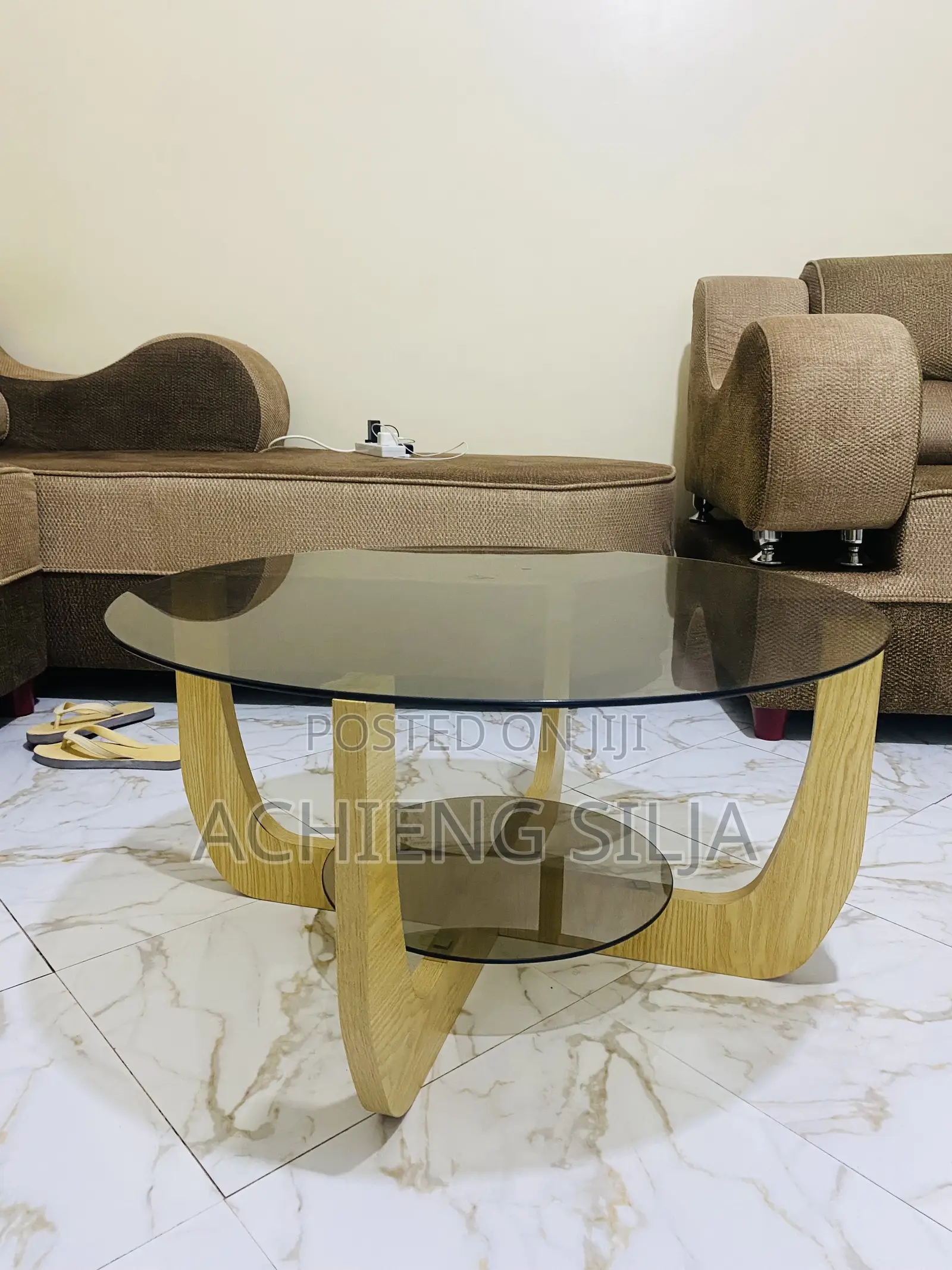 Glass Top Centre Table