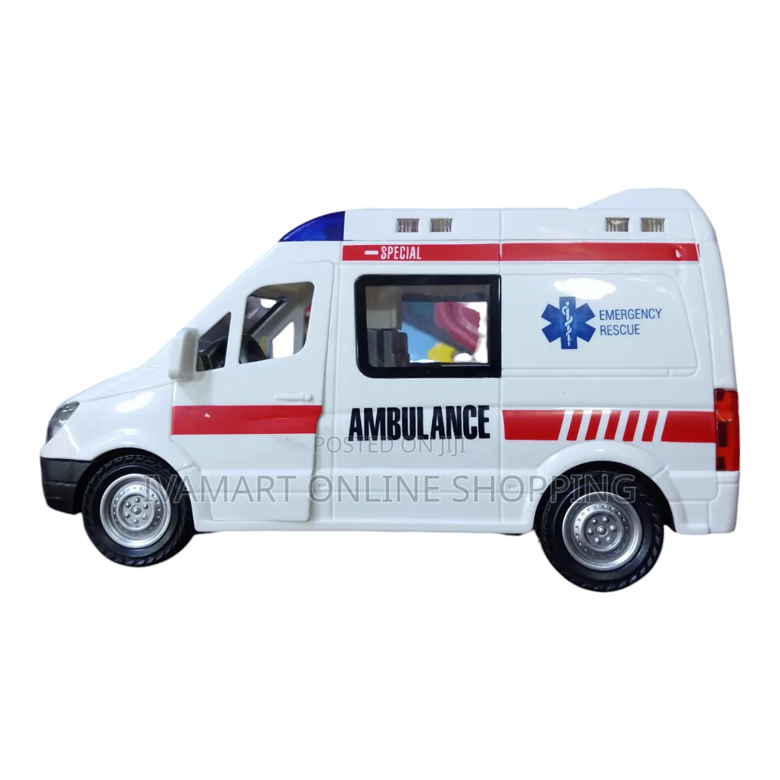 Ambulance Car Toy for Kids - Battery Operated