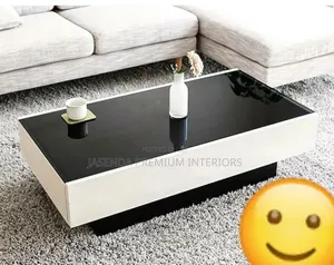 Center Table/Centre Table – Tempered Glass Top, Modern
