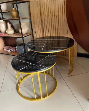 Centre Table/Center Table – Marble Finish, Executive Look