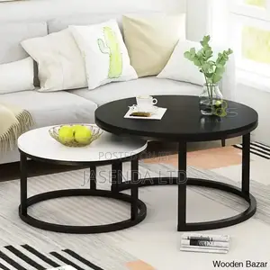 Center Table/Centre Table – Round Nesting Set (2pc)