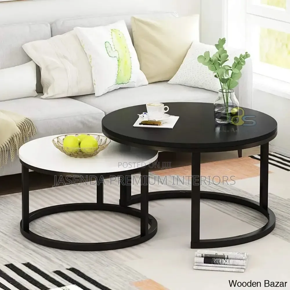 Center Table/Centre Table – Round Nesting Set (2pc)