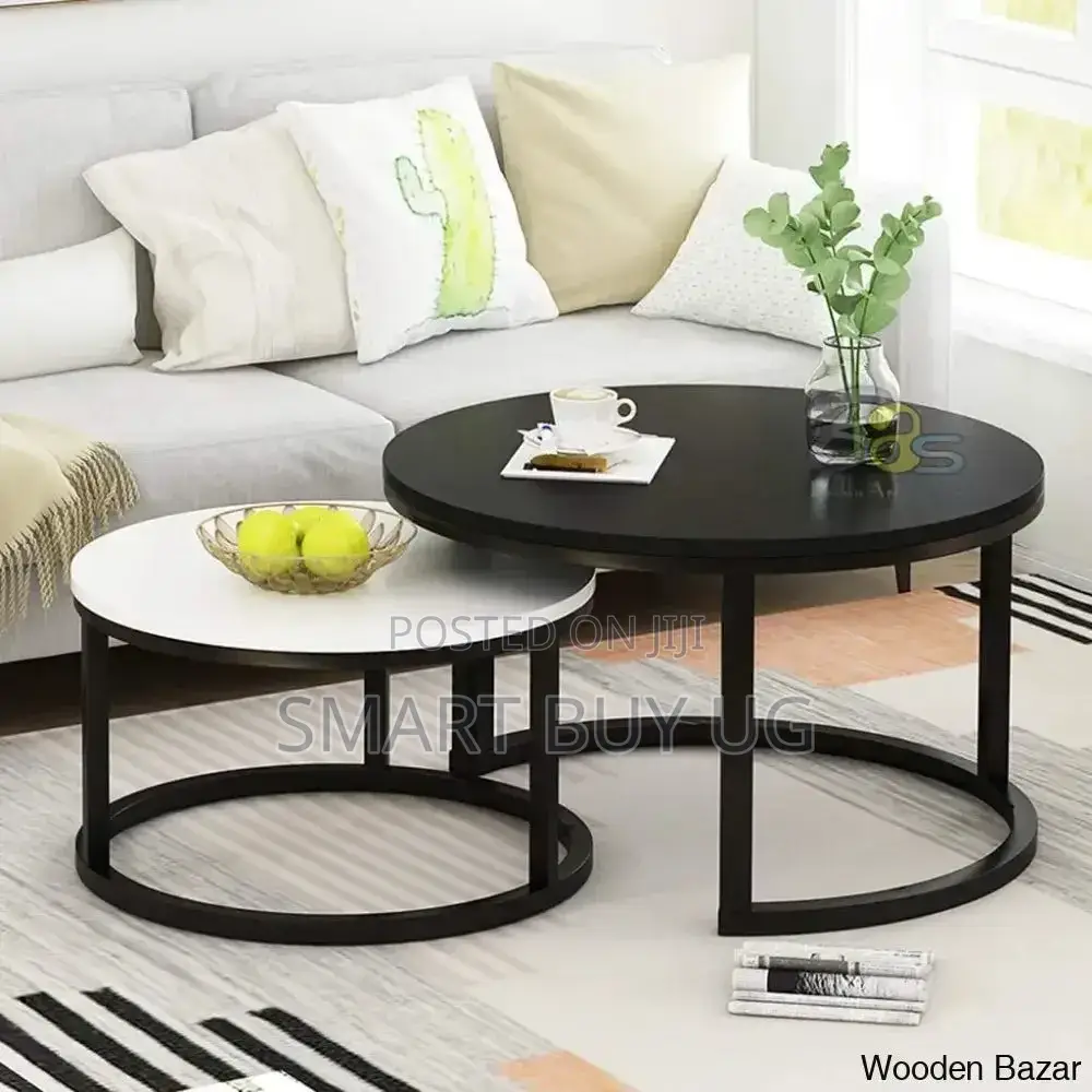 Center Table/Centre Table – Round Nesting Set (2pc)