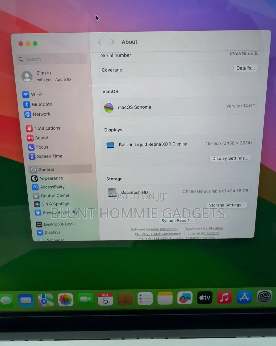 Laptop Apple MacBook Pro 2023 M2 8GB Apple M2 SSD 512GB