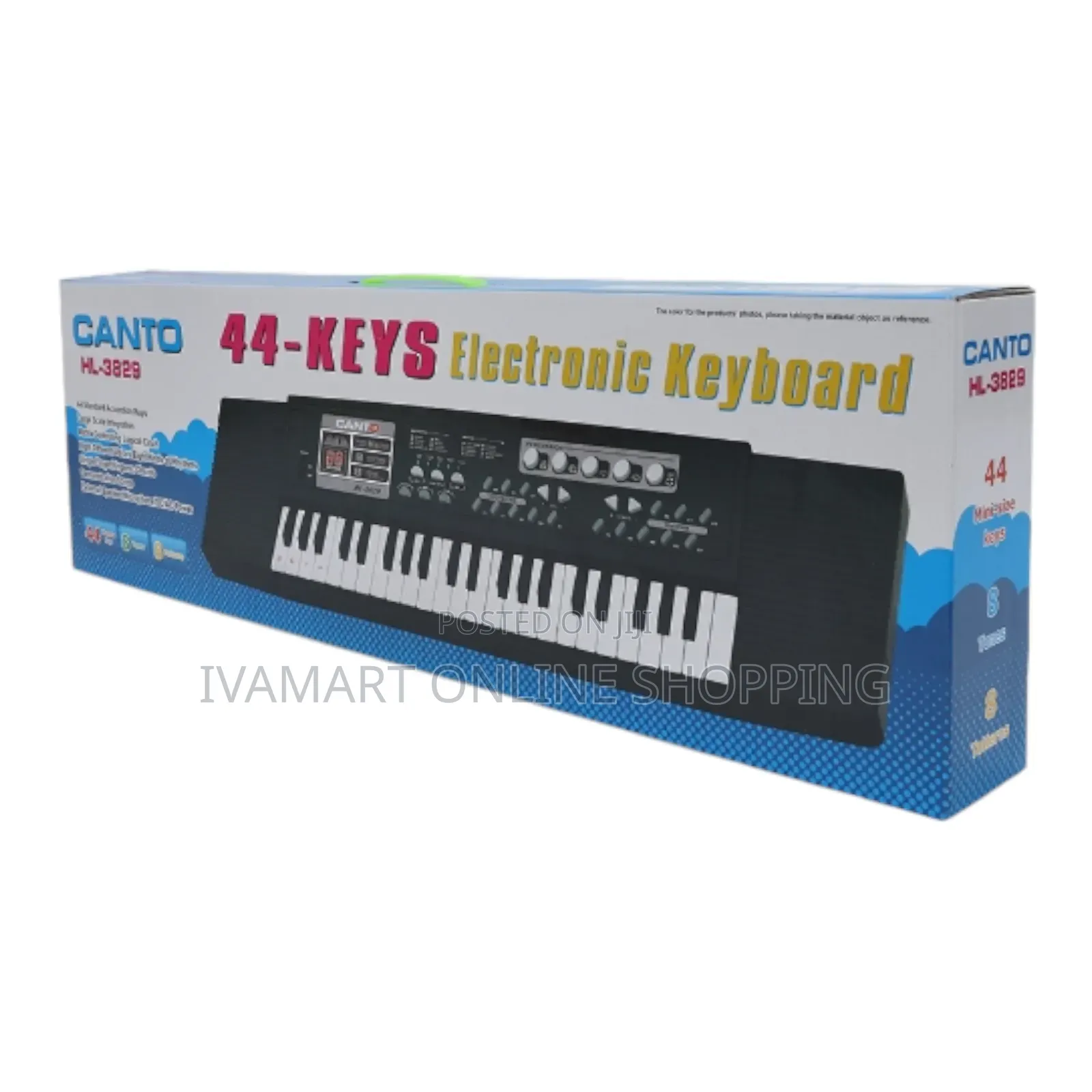 CANTO 44-Key Electronic Keyboard - For Beginners / Children