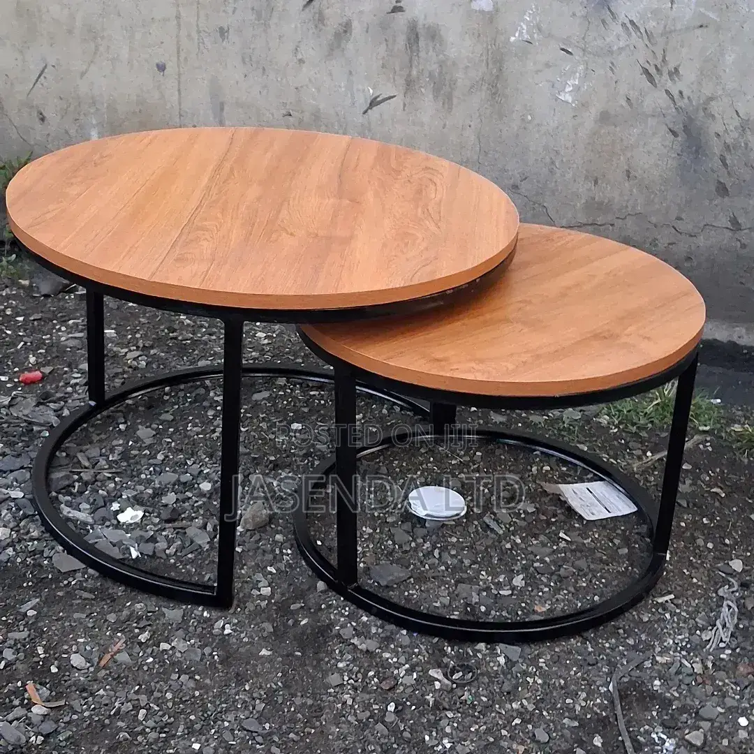 Center Table/Coffee Table – Stackable Round Set, Brand New