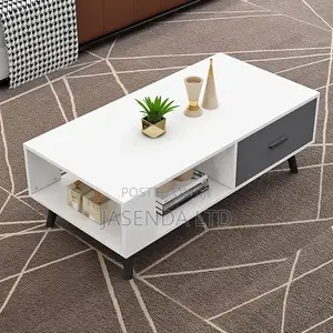 Center Table/Coffee Table – Shelf Base, Modern Functional