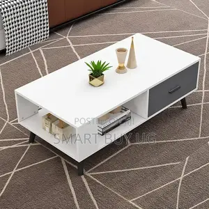Center Table/Coffee Table – Shelf Base, Modern Functional