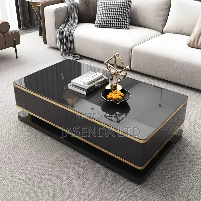 Center Table/Centre Table – Black Modern Design