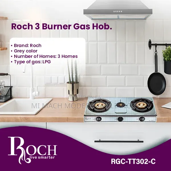 Roch Gas Stove 3 Burners