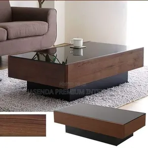 Center Table/Centre Table – Modern Glass Top – Free Delivery