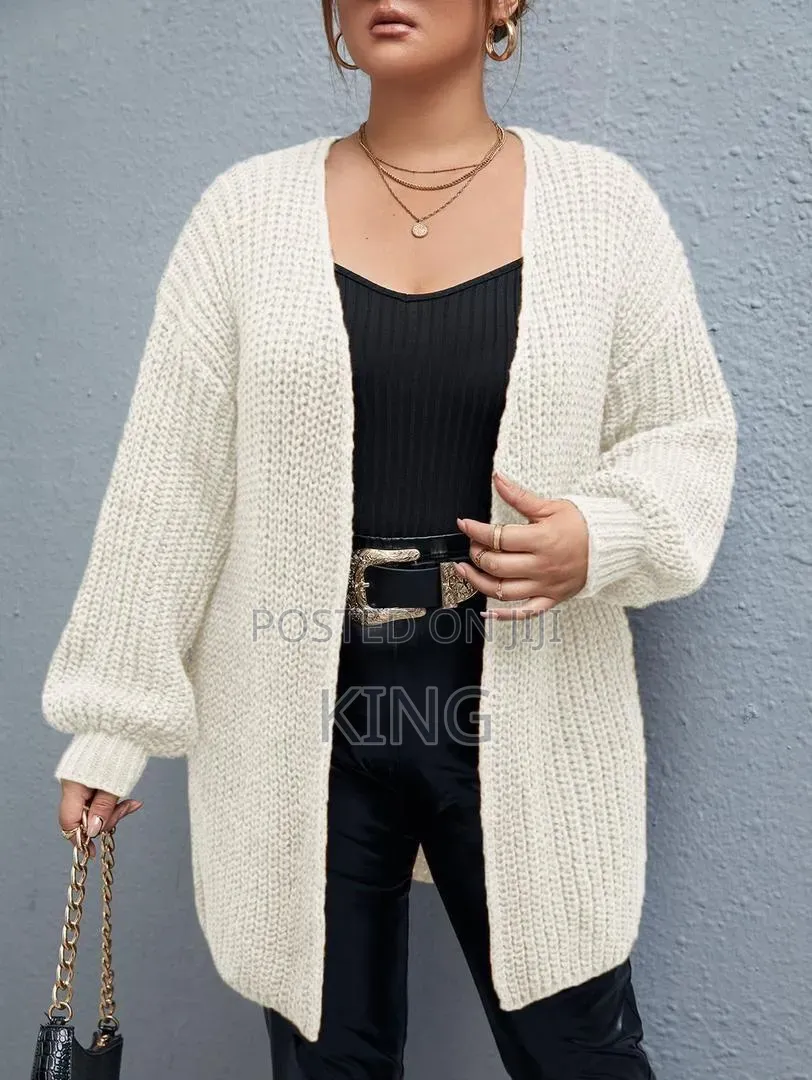 Clean Cut.Relaxed Fit Long Cardigans