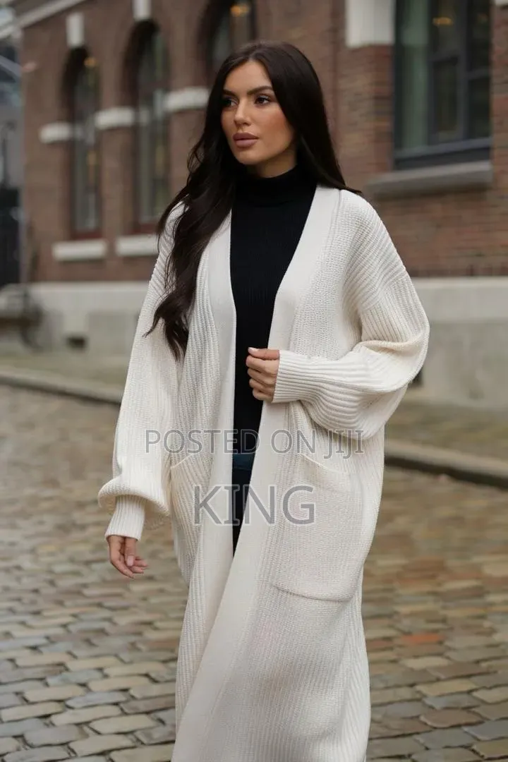 Clean Cut.Relaxed Fit Long Cardigans