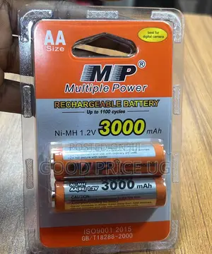 MP (Multiple Power) 3000mAh AA Ni-Mh 1.2V Rechargeable Batteries