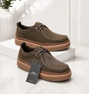 Classic Coffee Brown Clarks Men’s Clarkwood Moc Casual Boat Shoes