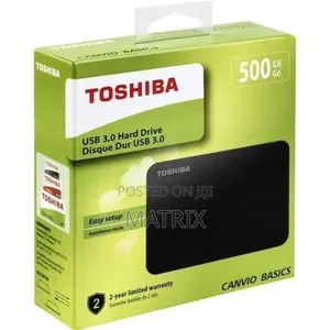 Toshiba 500GB External Hard Disk Drive