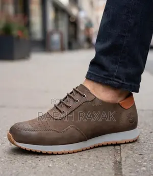 Men’s Classy Timberland Smart-Casual Leather Brogue Sneakers