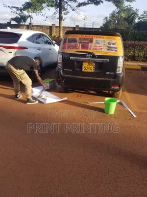 Rear Side Window Branding Installation
